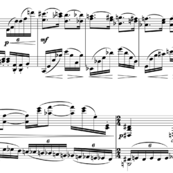 Variations in Free Fall for piano